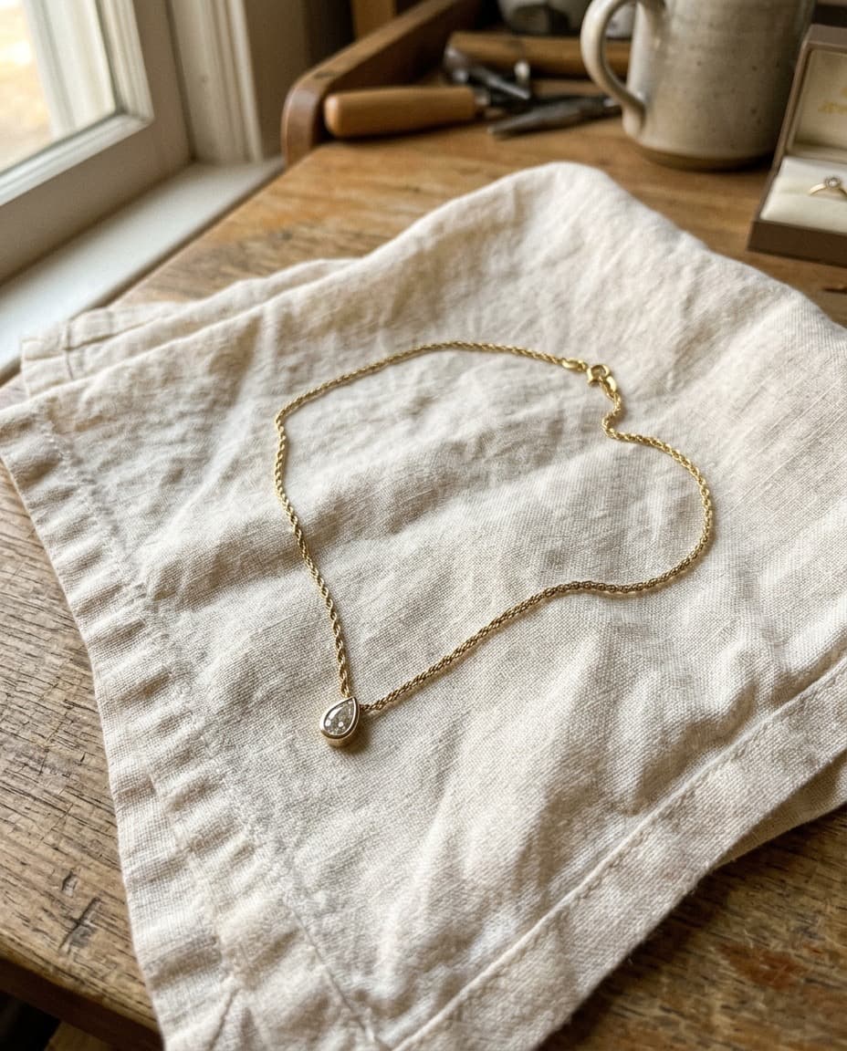 iphone source photo of a necklaces piece